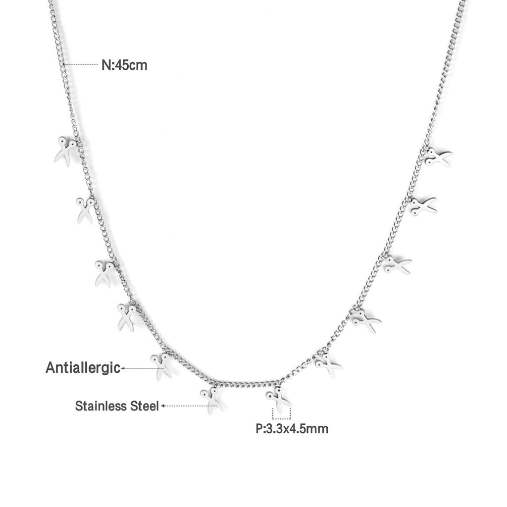 Simple And Versatile Rectangle Pendant Necklace Minimalist Luxury Women's Jewelry Accessory