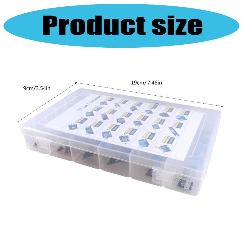 16 in 1 Intelligent Sensoring Collection with Standardized Connectors for Electronics Prototyping