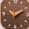 Nordic Black Table Clock Solid Wood Simple Japanese-style Retro Table Clock Simple Creative Home Decor Reloj De Pared YS40CC