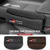 Car Seat Gap Slit Organizer Leather Seat Crevice Storage Box Accessories For GR Sport Crown RAV4 Yaris Land Cruiser