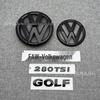 Compatible with Volkswagen Golf 4-7.5: Front, Rear, Tail Emblem English Letter Modification Kit.