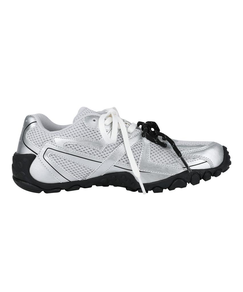 Wacky Willy Kitte Mesh Sneakers Silver