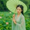 Bamboo Ancient Dance Umbrella Handmade Costume Parasol Oil Paper Umbrella  Hotel Ceiling
