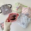 Cute Girl Cartoon Drawstring Makeup Bag Student Cherry Print Toiletry Pouch Travel Portable Cosmetic Storage Bag Make Up Pouch