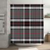 Classic Plaid Shower Curtain Waterproof Fabric, Decorative Bath Room Accents for Home Improvement (Mustard Yellow)
