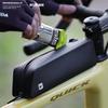 Rhinowalk Top Tube Frame Bag with Fully Professional Cycling Accessory for Black Bag, Zipper, Waterproof, Mountain/Road Bikes,