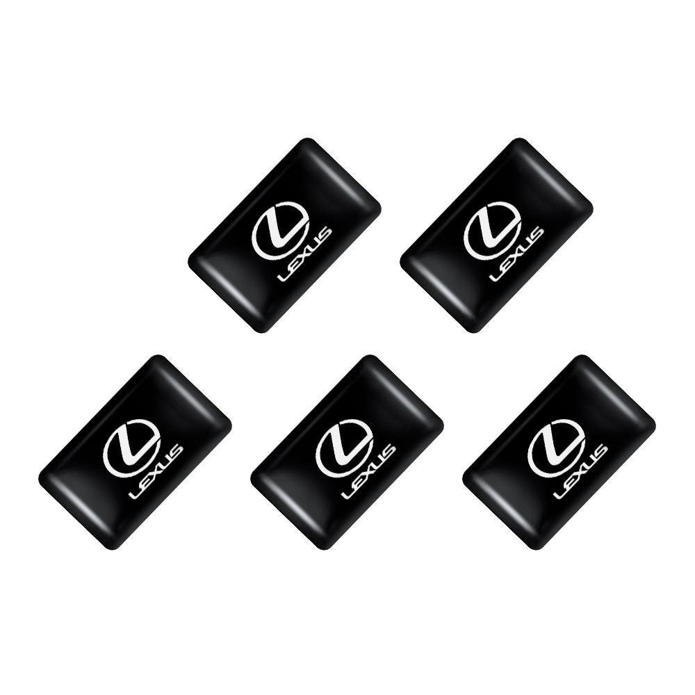 Car Accessories Interior Epoxy Badge Sticker Waterproof Decal For Lexus NX IS 250 RX GS UX RX300 RX350 CT200H ES LX Fsport GX