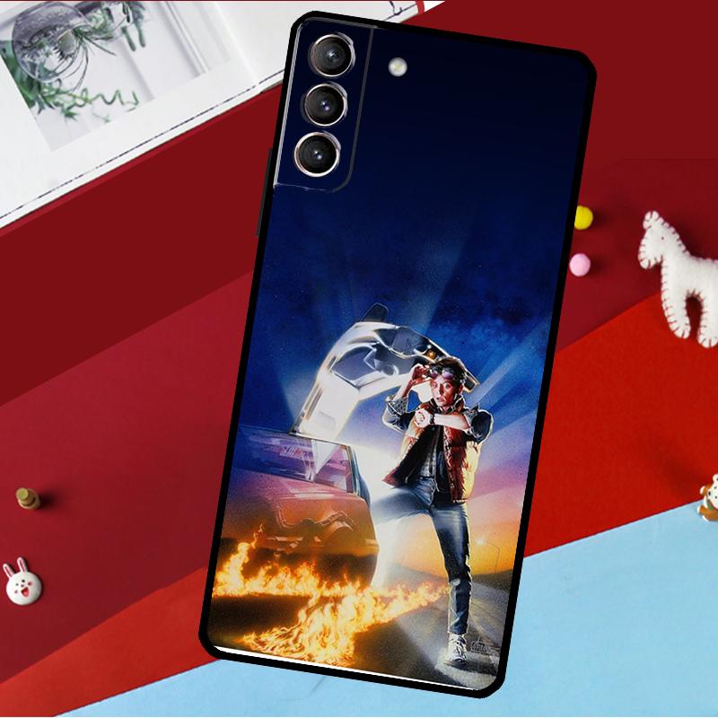 Back To The Future Funda For Samsung Galaxy S25 S24 S21 S22 S20 Ultra S9 S10 Plus S23 FE S24 FE Phone Case