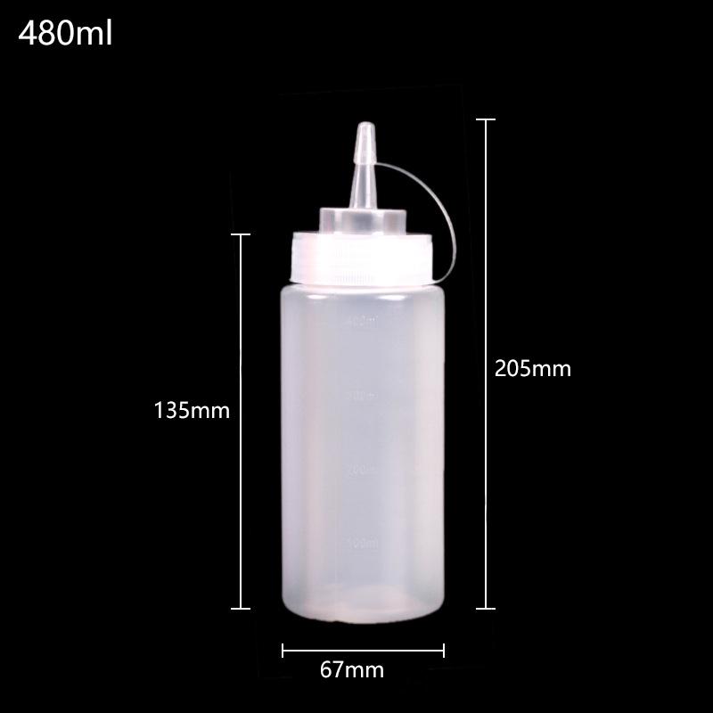 240-720MLCondiment Squeeze Bottles Kitchen  Sauces Olive Oil Bottles Ketchup Mustard Dispensers Kitchen Accessories Gadgets