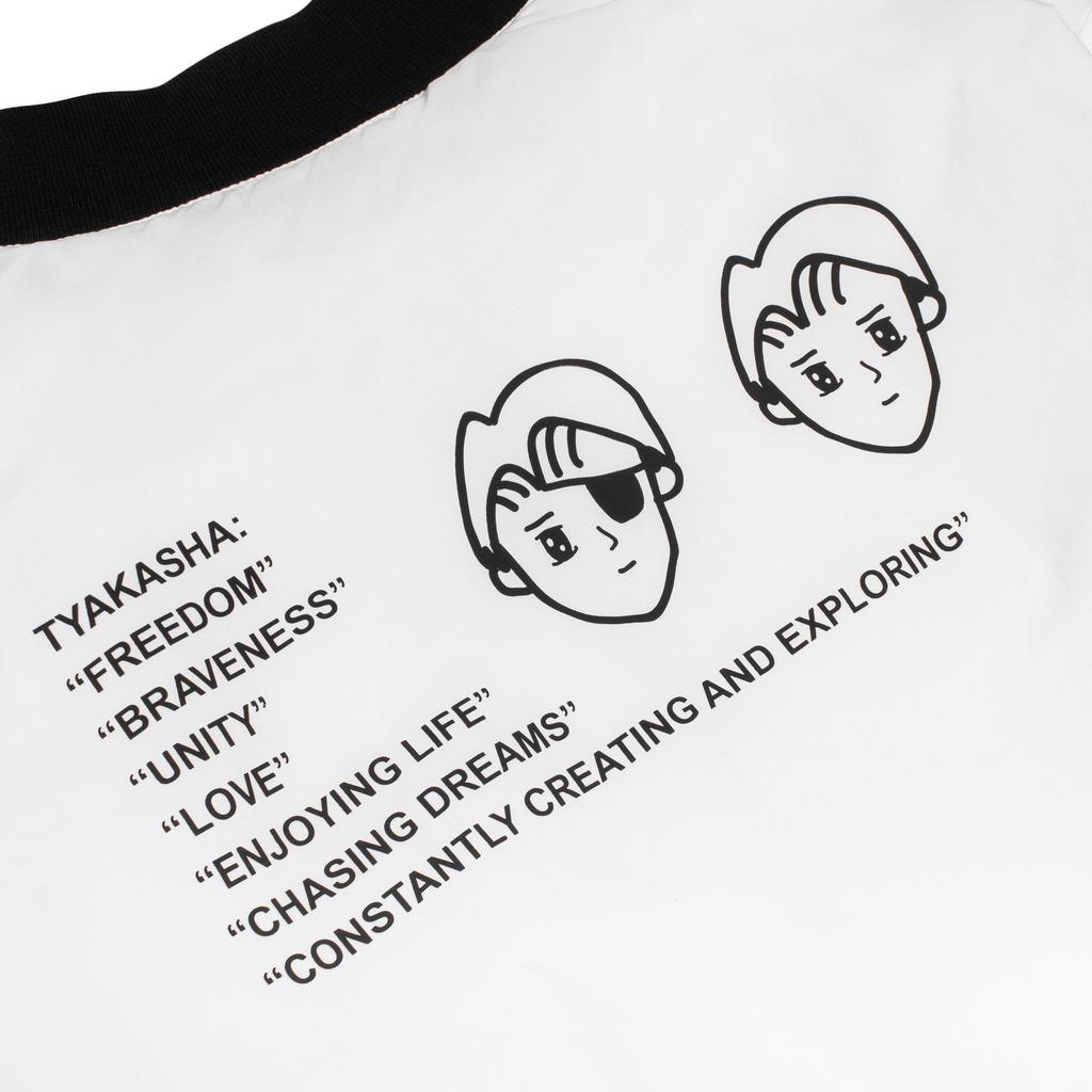Puma X Tyakasha Logo Print Color Block Sports Baseball Cotton Jacket Men Jacket White 595563-02