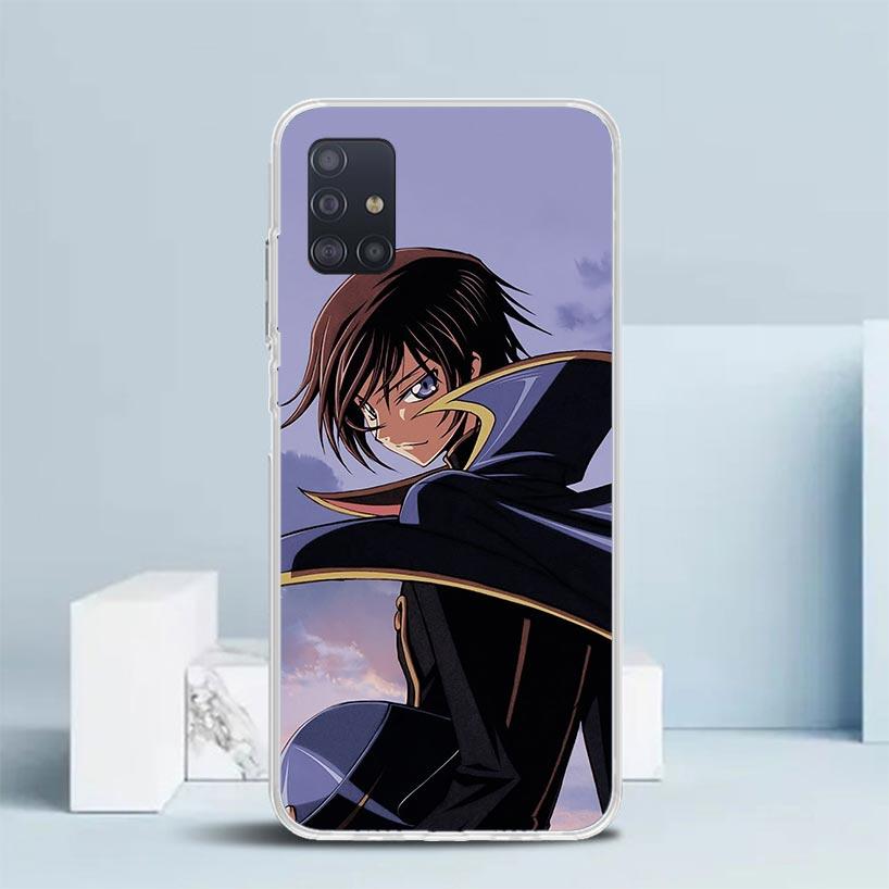 Code Geass Anime Phone Case For Samsung Galaxy A52 A32 A22 A12 A51 A50S A30S A10S Note 20 Ultra 10 S10 Plus A31 A20 A71 A72 Gala