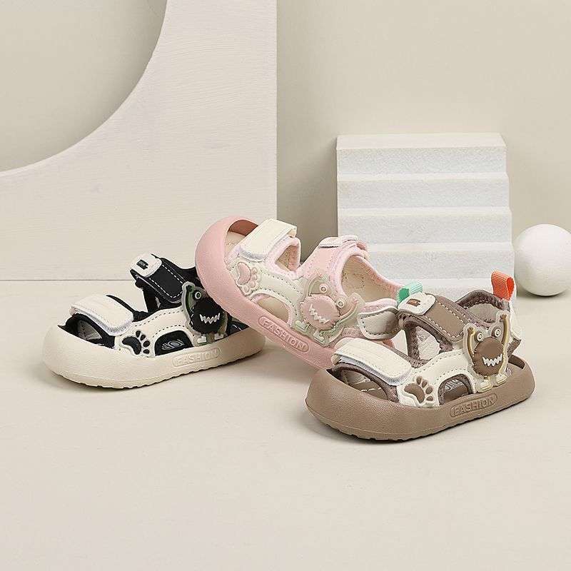 New children 2025 summer baby sandals soft sole boys toddlers infants leisure beach non-slip anti-kick women