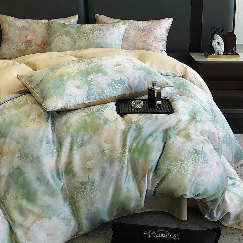 New  Luxury 100% Tencel Bedding Sets - High - Density, High - Count for 1.5m/1.8m/2.0m Beds