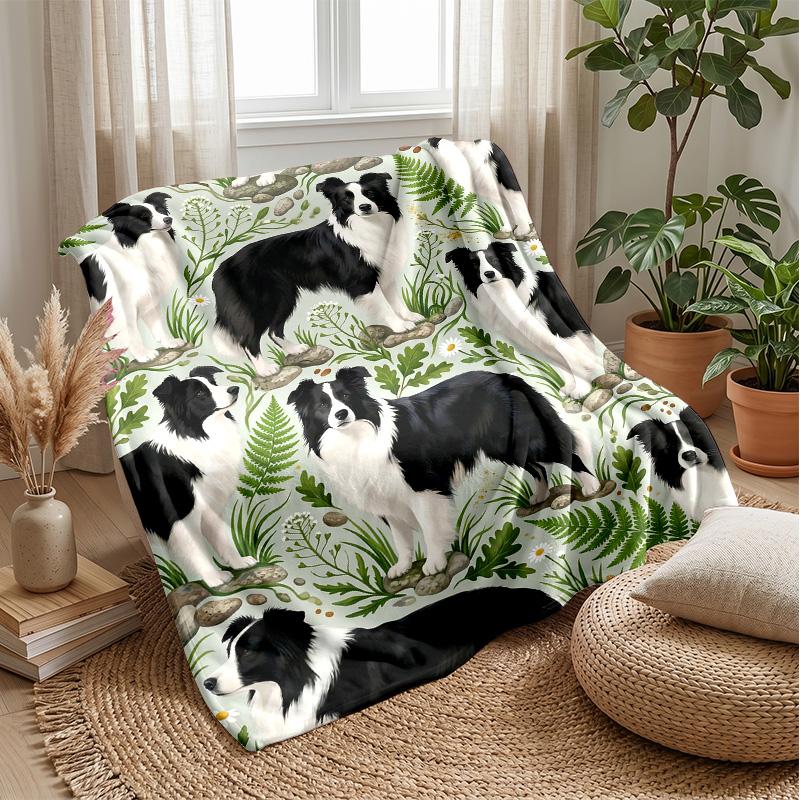 Blue Tigers In Flames Blanket Personalized Name Flannel Blanket Soft Cozy Plush Throw for Sofa Bed Lightweight Home Decor