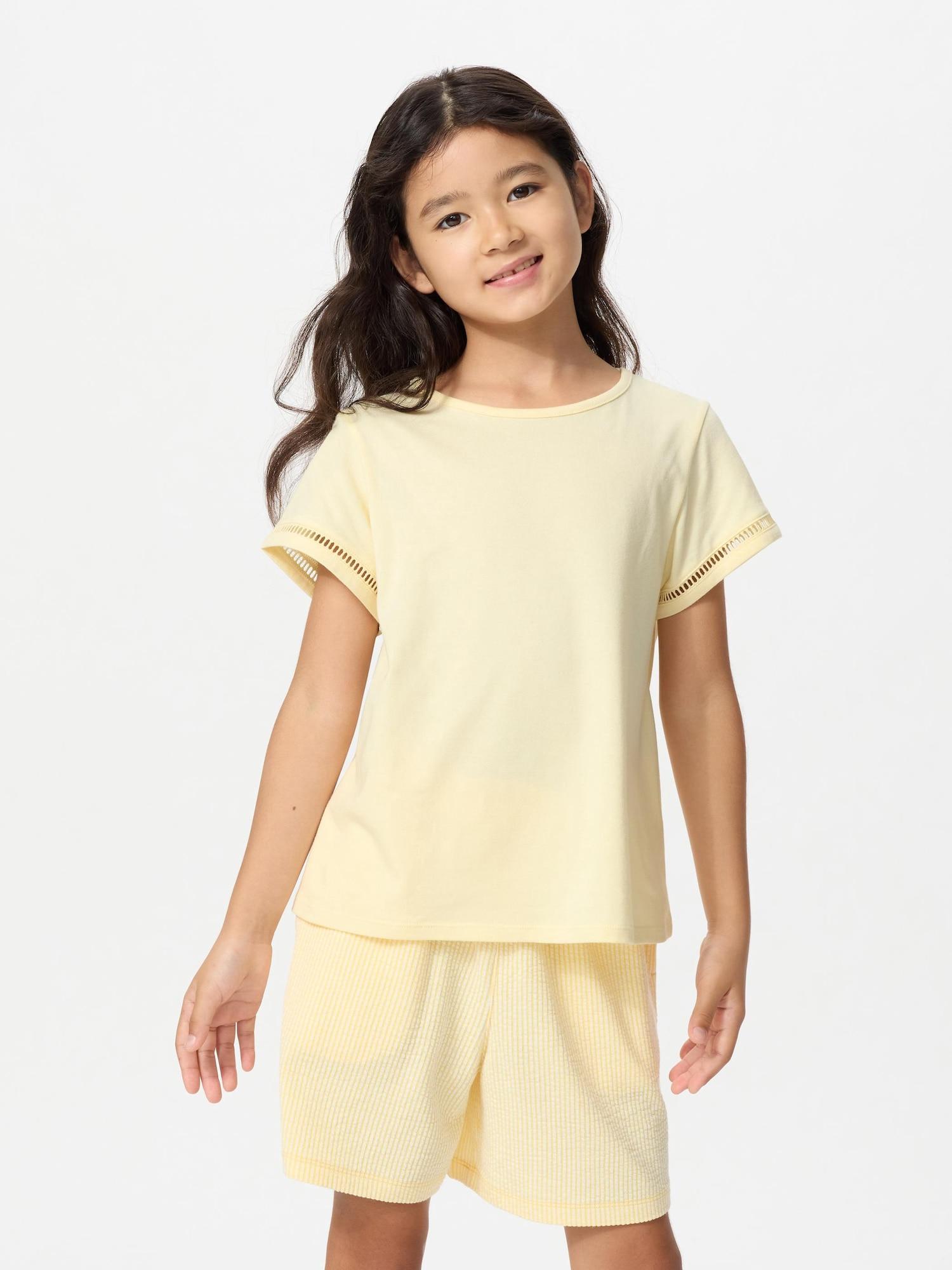 

Uniqlo Японский комплект для комнаты для девочек 41 YELLOW/120