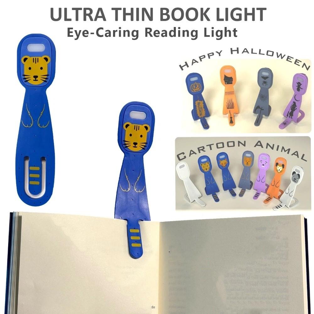 Ultra-Thin LED Bookmark Night Lamp Card Size Clip-On Book Light Compact Mini Lamp Travel