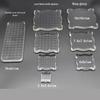 Lace Pattern Acrylic Stamp with Transparent Handle