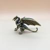 Solid Brass Pterosaur Statue Small Dragon Figurines  Home Desk Decorations