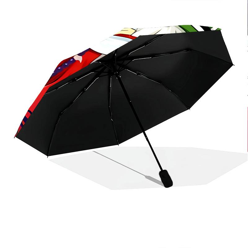 1PC Inuyasha Automatic Umbrella - Suitable Travel Outdoor Portable Umbrella Birthday Gift Daily Essentials