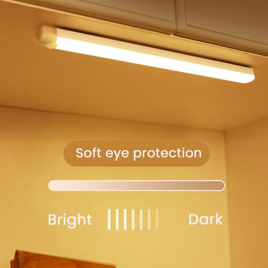 Motion Sensor LED Cabinet Light USB Rechargeable Magnetic Stick-on Lamp No Drilling Cabinet Light for Kitchen Wardrobe Stairs
