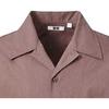 UNIQLO SS24 U Series Solid Color Button-Down Long Sleeve Shirt Men shirts Brown 464936-36