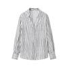 Spring/Summer 2025 Women's Versatile Single-Breasted Silk Satin Shirt