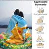 1pc Pikachu, Flowers Blanket Lightweight Flannel Blanket Throw Blanket For Sofa, Bed, Travel, Camping, Livingroom, Office, Couch