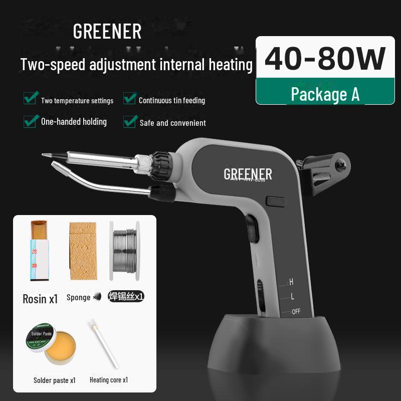 Green Forest Professional Electric Soldering Gun - Automatic Home Repair Welding Tool