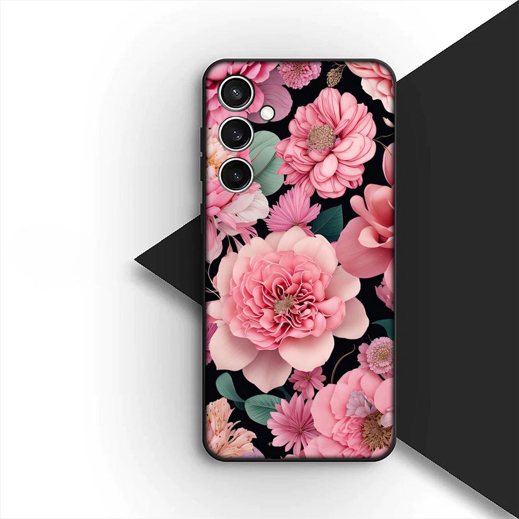Cover for Xiaomi Poco C75 C65 C85 X7 X6 M8 F7 F8 Ultra F6 Pro Casing Phone Case Red Rose Flower Elegant Bloom Pink Peony