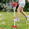1 Set Automatic Bubble Machine & Music, Rechargeable with LED Light Bubble Maker with Base, Height