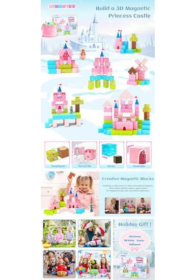 Magnetic Forest Building Blocks: Educational Toy Set for Children