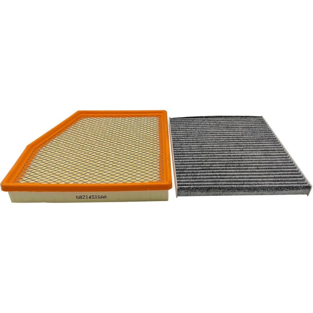 Cabin Air Filter & Air Filter Set Fit For Chrysler Grand Caravan Pacifica Voyager 3.6L Replace 68214516AA 68308950AA