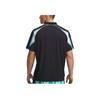 Under Armour Buchstabe V-Ausschnitt Raglanärmel Kurzarm T-Shirt Herren Oberteile Schwarz 6009087-001
