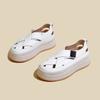 Baotou hollowed-out outer sandals women's 2025 summer new woven popular fashionable versatile platform casual sandals