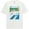 Illustration Print Cotton Short Sleeve T-Shirt Men Tops White 4087476-251