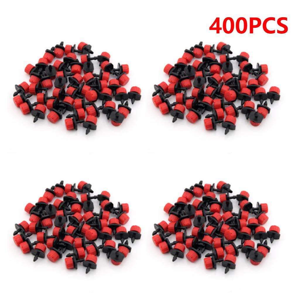 500-100Pcs 1/4 Inch Adjustable Irrigation Drippers Rotating Sprinklers Micro Drip Irrigation Sprinklers for Balcony Greenhouse