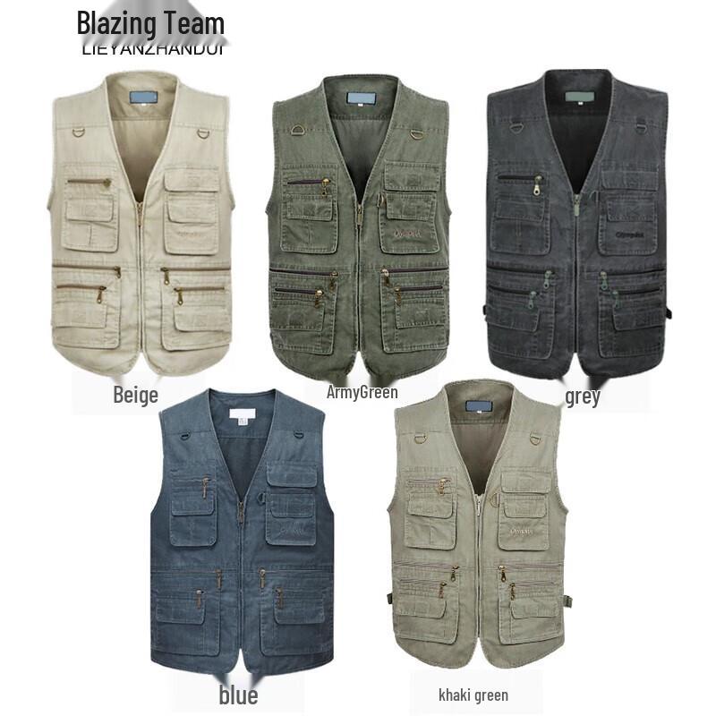 Men's Outdoor Multi-Pocket Fishing Vest
