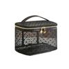 Black Heart Printed Mesh Love  Makeup Bag Large Capacity Women Toiletry Bag  Women