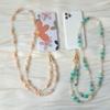 New Phone Accessory Long Cellphone Chain Anti Lost Universal Beaded Shoulder Neck Crossbody Phone Strap Phone Case Holder Chain