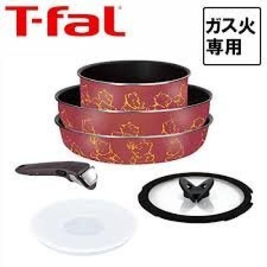 

Tefal Набор кастрюль и сковородок со съемной ручкой Disney Winnie the Pooh Pink Set 6 L07491 Ingenio Neo розовый