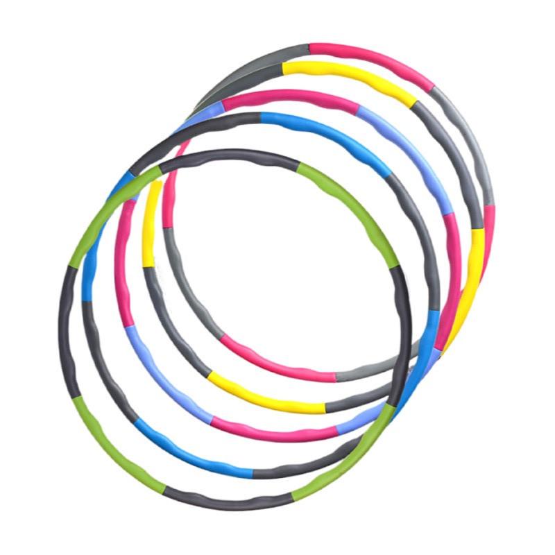 Detachable Foam Hula Hoop for Adults & Kids: Indoor/Outdoor Fitness Exercise
