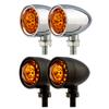 2pcs Motorcycle Led Turn Signal Lights DRL Light Flasher Indicator Blinker LED Brake Running Lamp 10mm