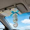 Car Pendant Handcrafted Sea Glass Ornament Sea Turtle Octopus Seahorse Ocean Animal Design Ornament Beach