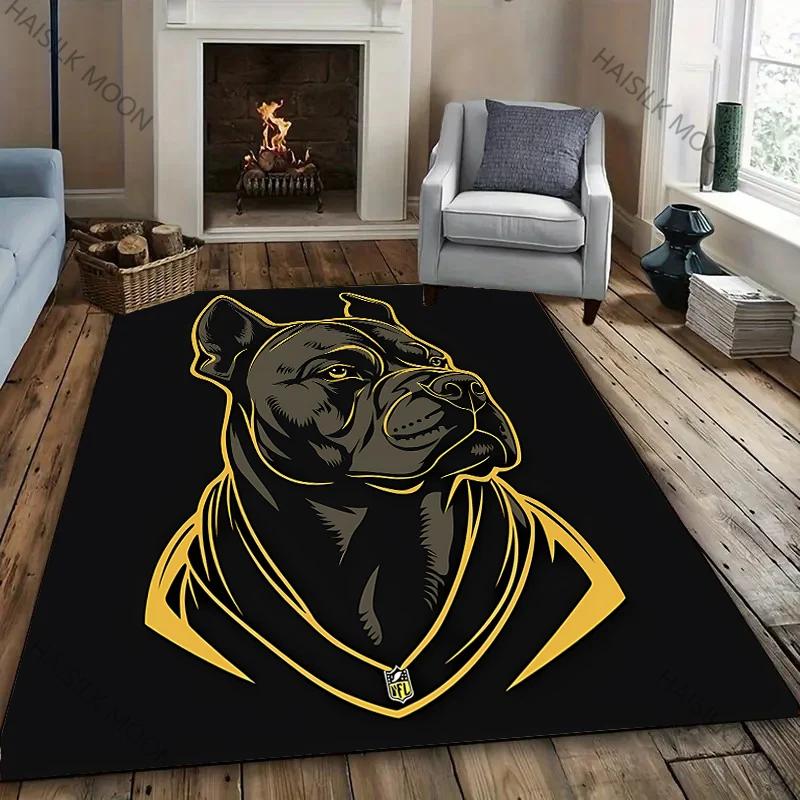 New To American Bully APBT Pitbull Dog Printed Carpet! Anti-slip Sound Insulation,Living Room Bedroom Entrance Door Mat Sofa Rug