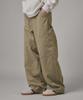 Beodeonteu Utility Side Big Pocket Wide Pants [Beige]