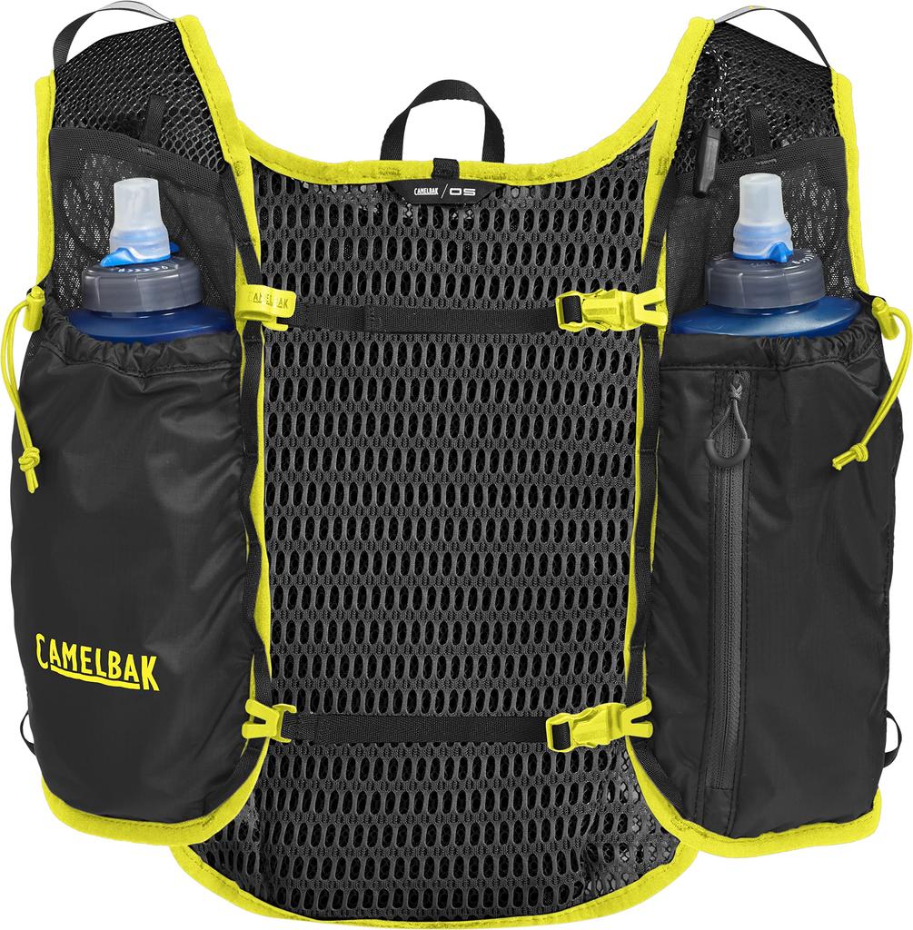 CAMELBAK Trail Running Vest Hydration 7L Black Bag, (1L),