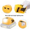 LED Dual USB Power Source Li-ion Battery Charger Adapter DCB090 for Dewalt