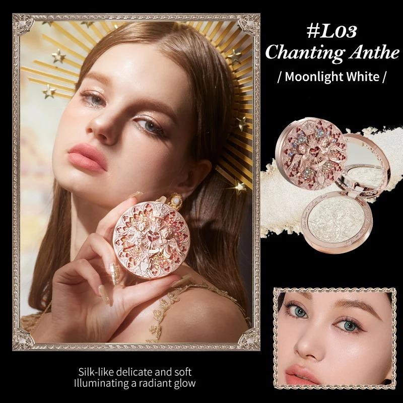 Flower Knows Set Trucco Fango Labbra Polvere Illuminante Fard Ombretto Kit Regalo Trucco Professionale per Ragazza Cosmetici Set Completo