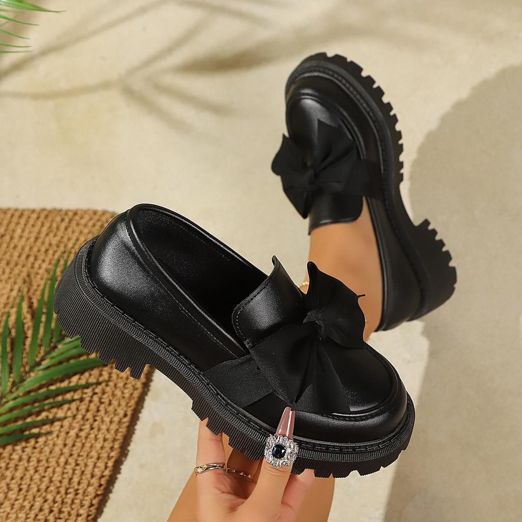 Spring Autumn Women's Shoes - Thick Heels and Thick Soles - Retro Single Shoes