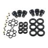 6 Sets Car Fuel Injector Rebuild Kit O-rings Seals Filters Caps for Toyota 3.4 V6 M717 4G1597 1580561 FJ585 23250-62040 5VZFE